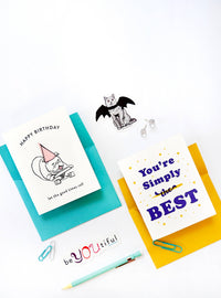 Roller Dog Birthday Card