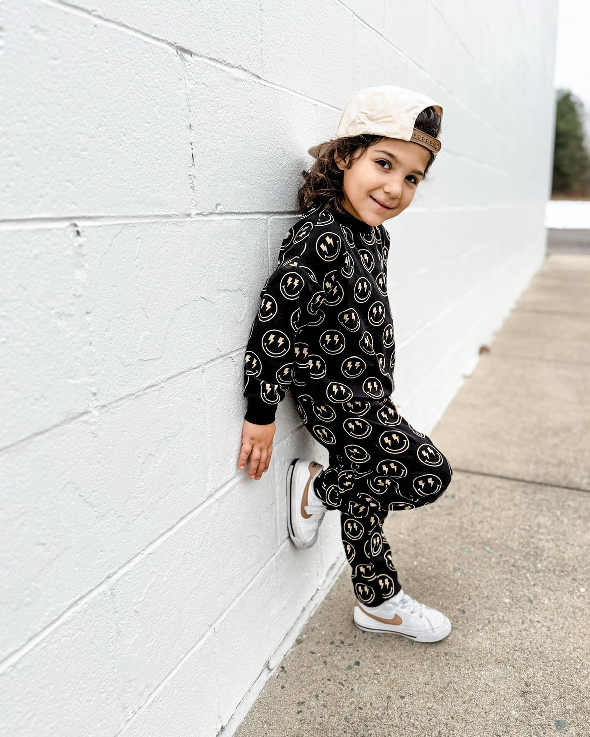 Electric Smiley Jogger Set