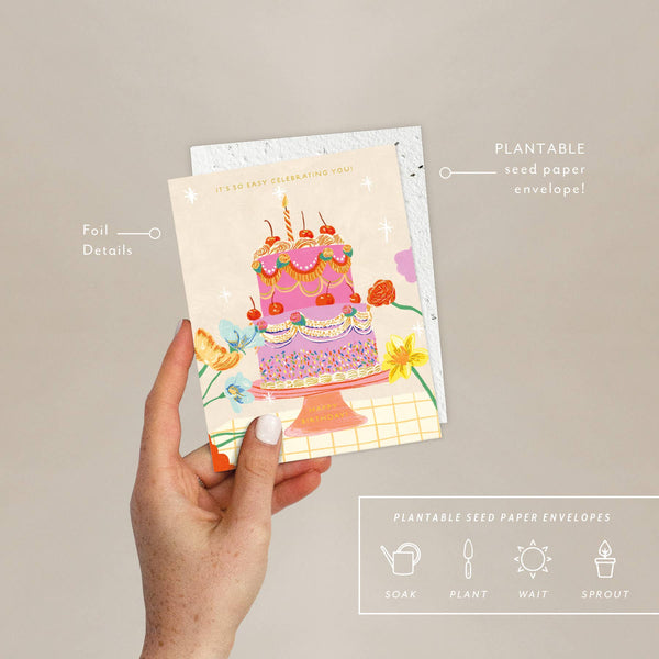 Celebrating You Birthday Card
