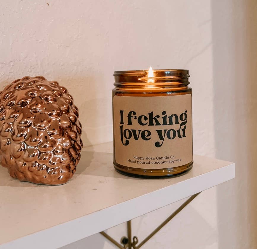 Poppy Rose Candles, 8 oz