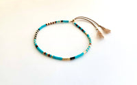 Beaded Bracelets w/ Sliding Clasp