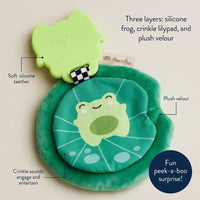 Frog Sweetie Crinkle Teether