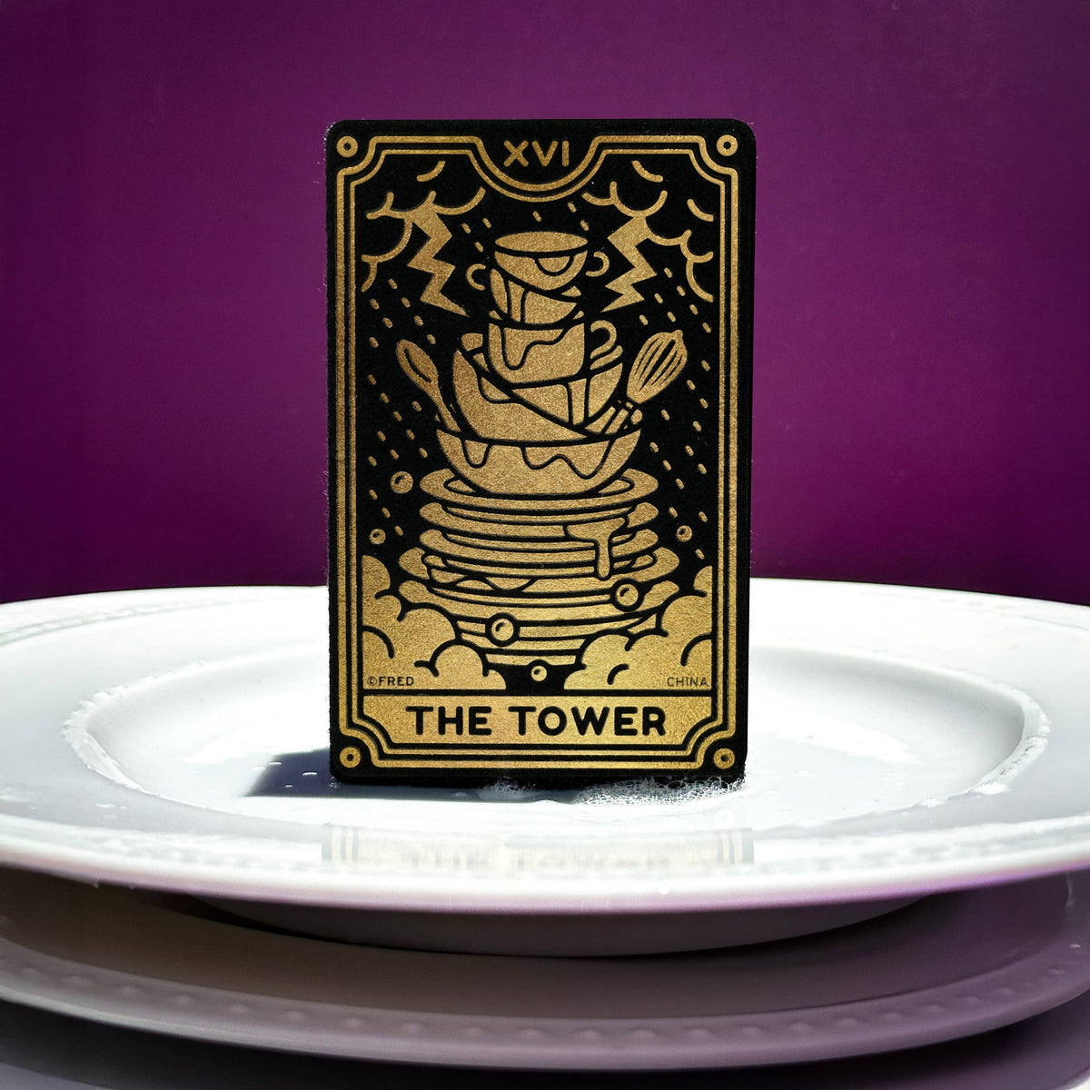 Clean Fate Tarot Card Sponges, Set of 3