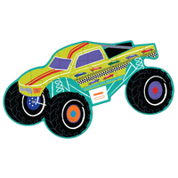 Monster Truck Shaped Puzzle - 20 pieces
