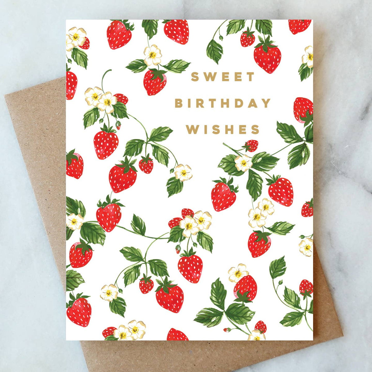 Strawberry Sweet Birthday Wishes