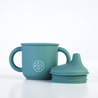 Silicone Sippy Cup with lid and handles