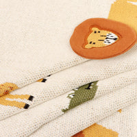 Savannah-Organic 3D Jacquard Sweater Knit Baby Blanket