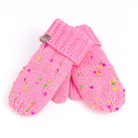 Speckled Knit Mittens