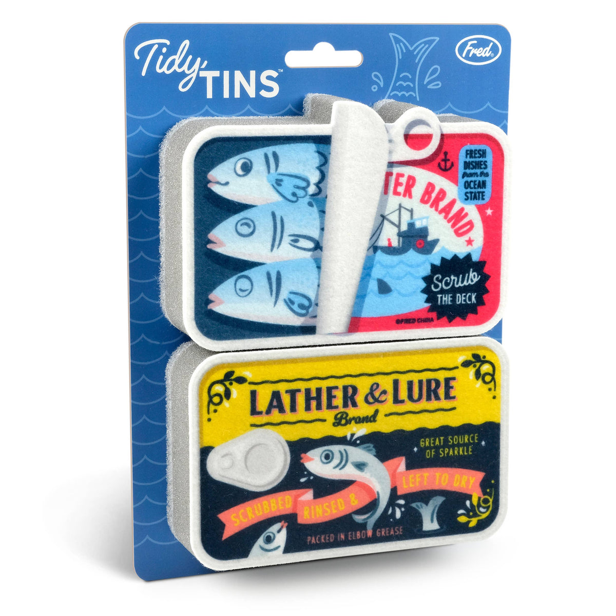 Tidy Tin Sardines Sponges - Set of 2