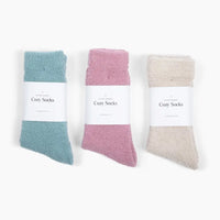Cozy Cloud Socks - Stone Blue