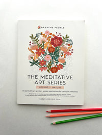 The Meditative Art Workbook Series: Volume one, Nature