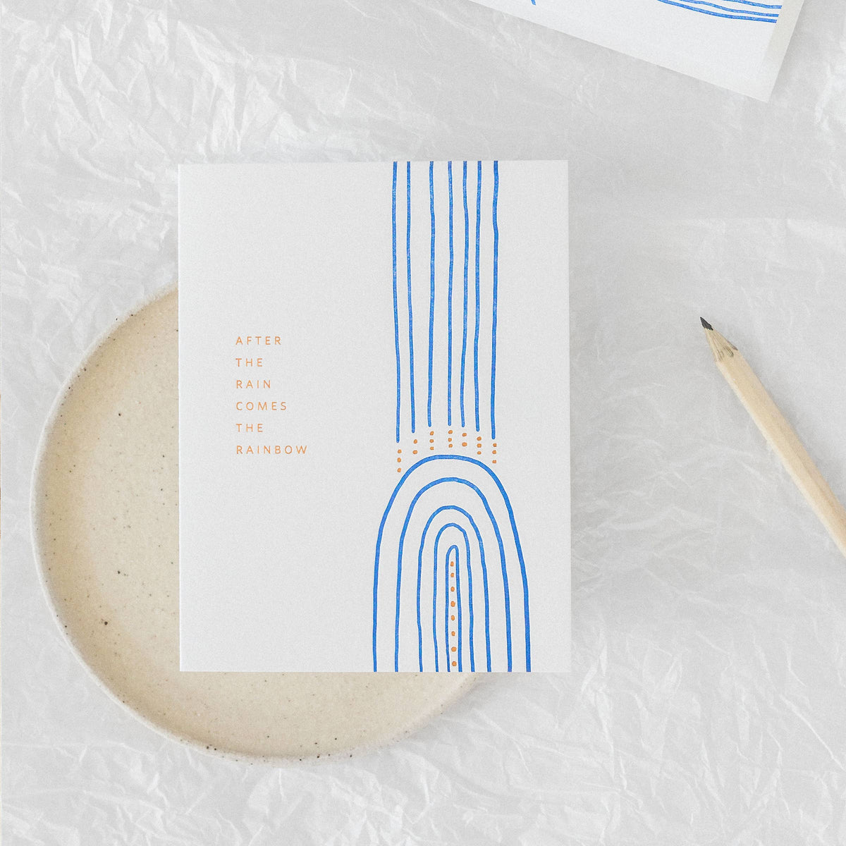 Rainbow After Rain Card