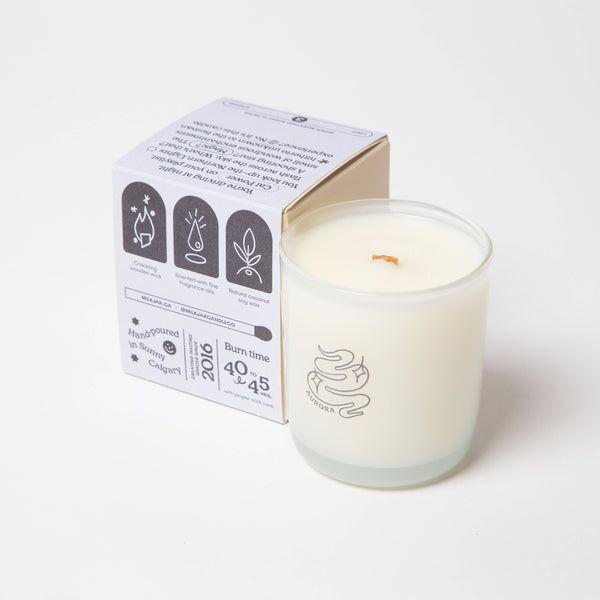 Aurora - Mahogany Teakwood & Aspen  8oz Candle