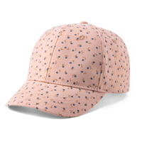Kids Baseball Hat- Ditsy Floral- Mauve (2-6/7Y)