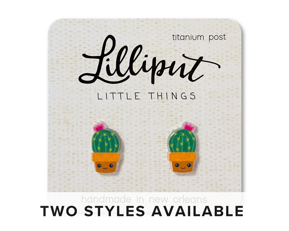 Kawaii Cactus Earrings