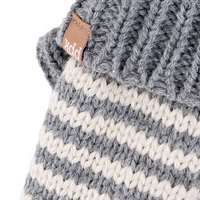Knitted Cat Mittens - Toddler / Little Kids / Big Kid - Gray