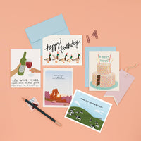 Duck Parade Happy Birthday Card