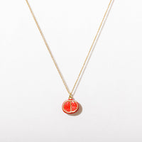 Enamel Foodie Charm Necklace