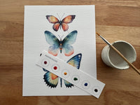 All-In-One Beginner Watercolor Kit - Butterflies