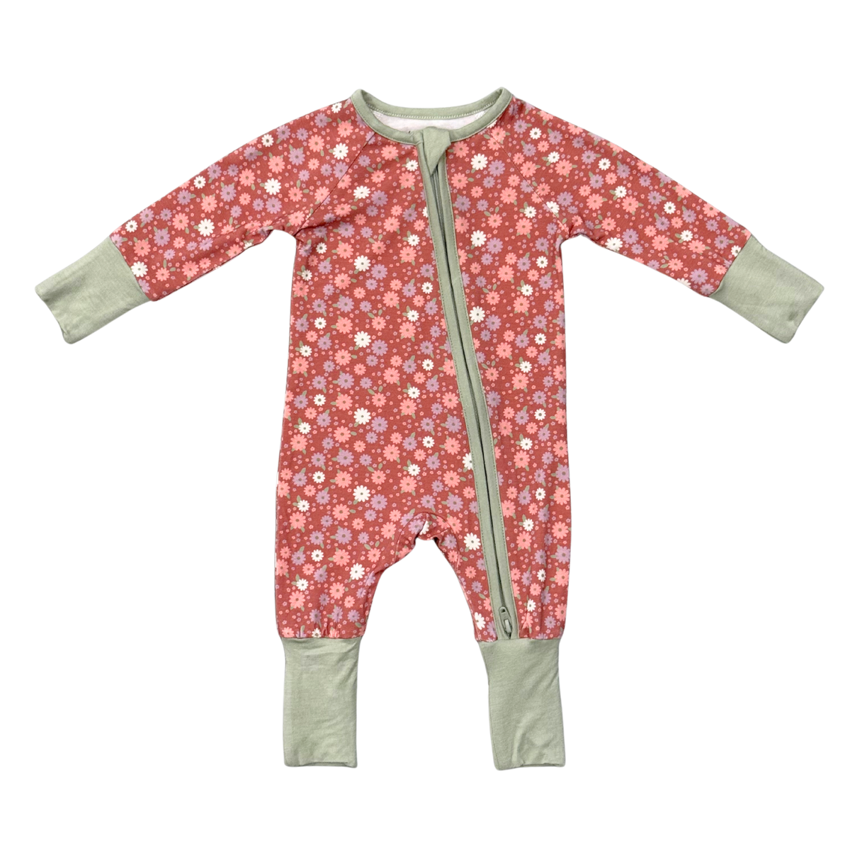 Babysprouts Long Sleeve Zip Romper