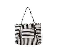 The Easy Tote - Tan Striped