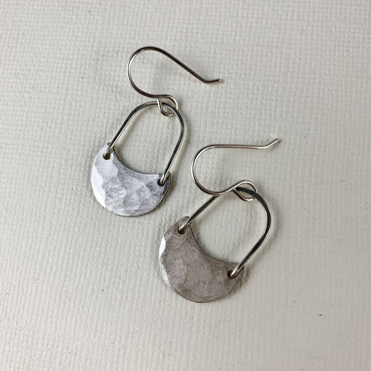 Handmade Golden Moon Earrings