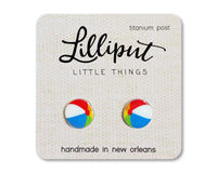Beach Ball Earrings // Summer Earrings