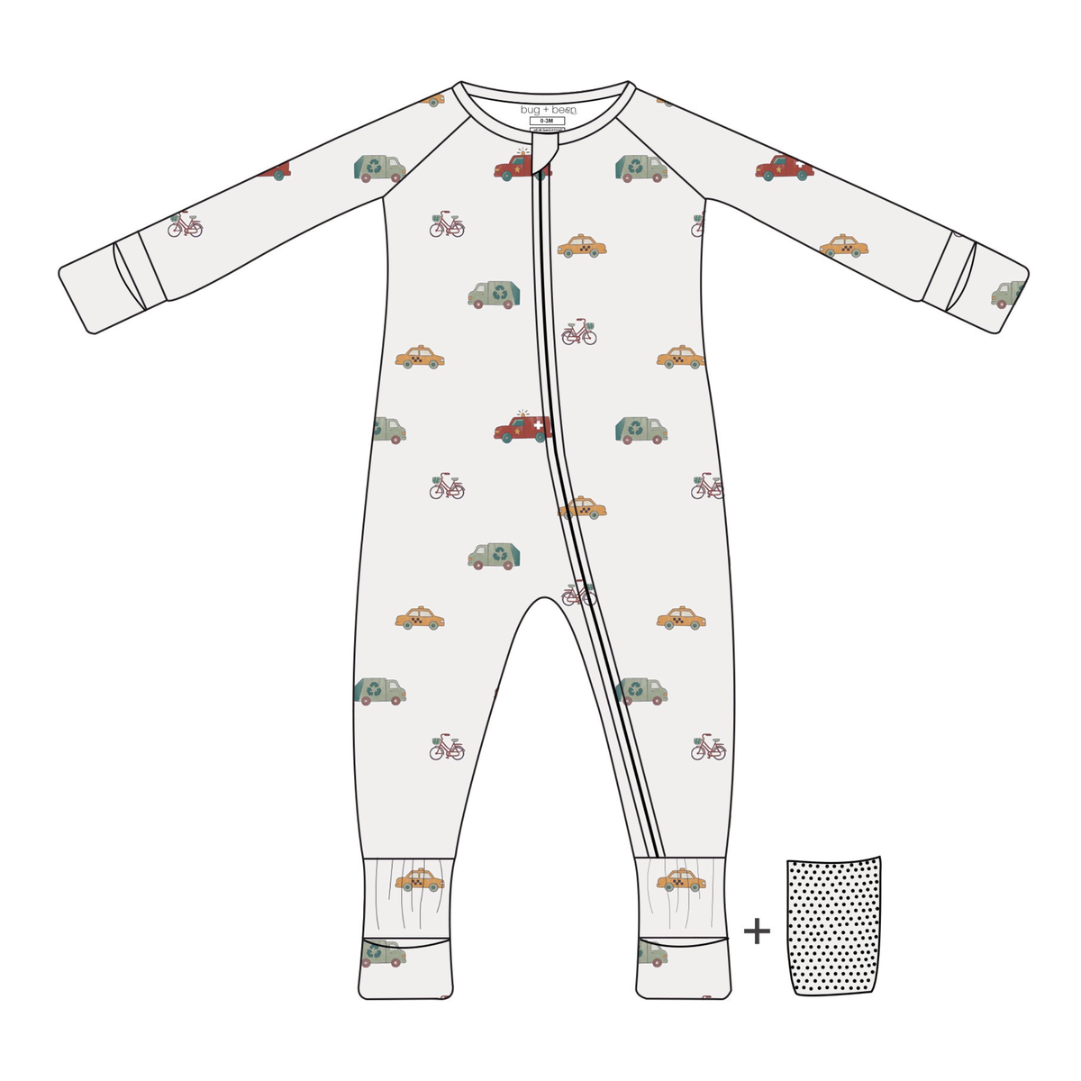 Bamboo 2-Way Convertible Zip Romper | Rush Hour