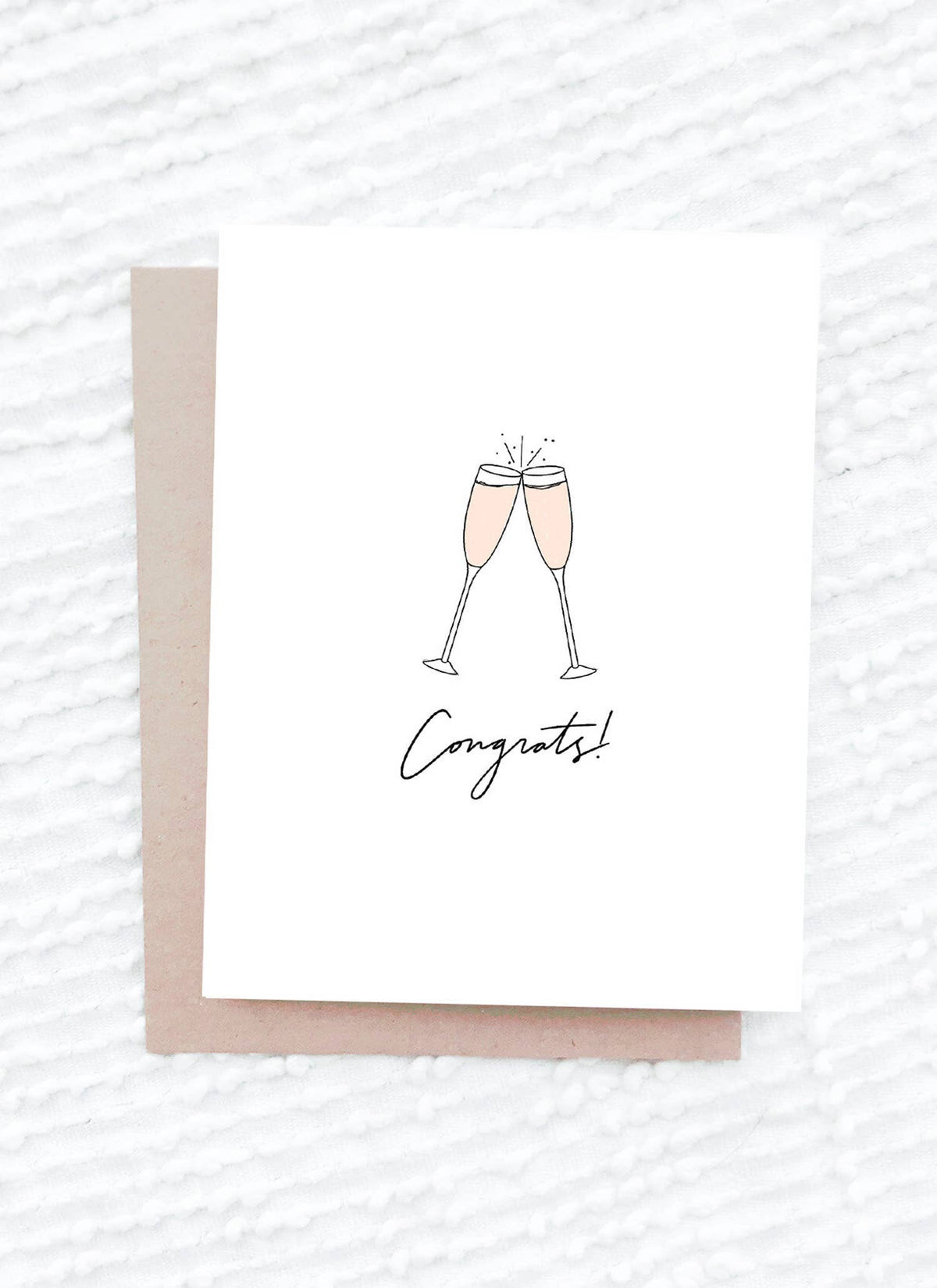 Congrats Champagne Card
