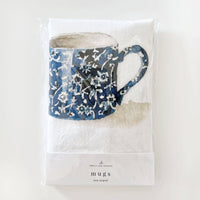 Mugs cotton flour sack tea towel