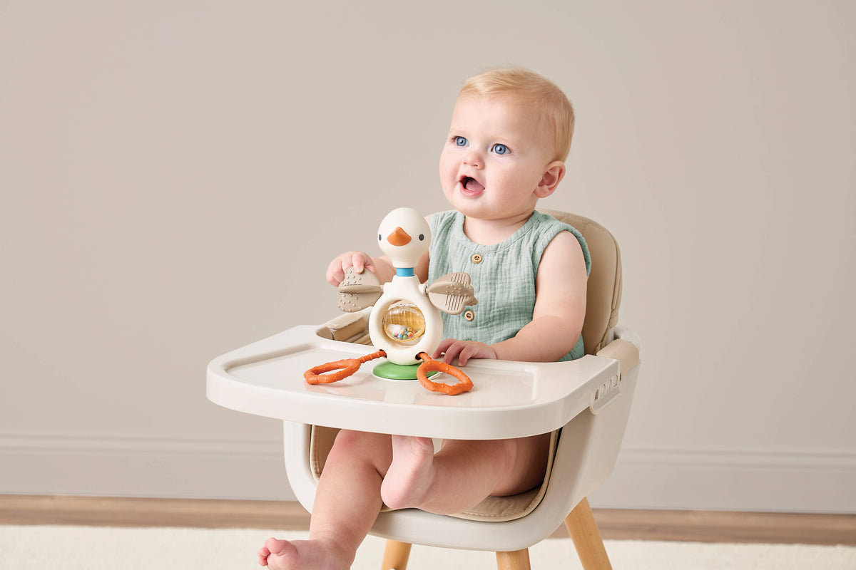 Itzy Twist & Bop™ - High Chair Sensory Toy Goose Duck