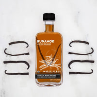 Vanilla Bean Infused Organic Maple Syrup