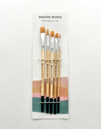 Paintbrush Set of 5 Brushes