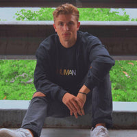 Human Embroidered Crewneck