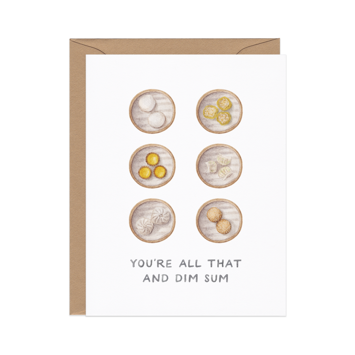 All That And Dim Sum  Congrats Card