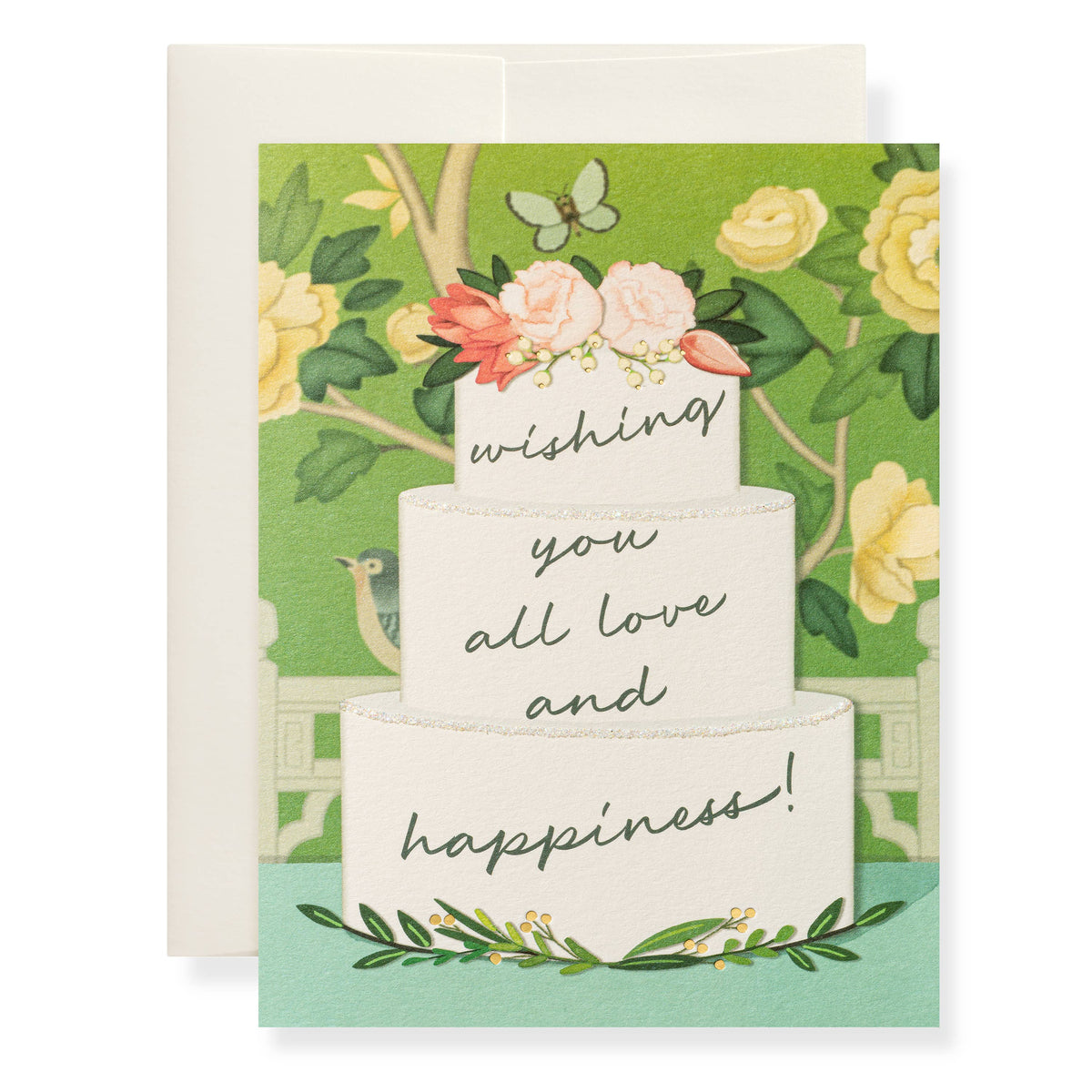 Wedding Cake Wishing you Love Card