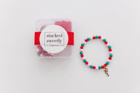 Christmas Craft, DIY Bracelet Kit Candy, Stocking Stuffer