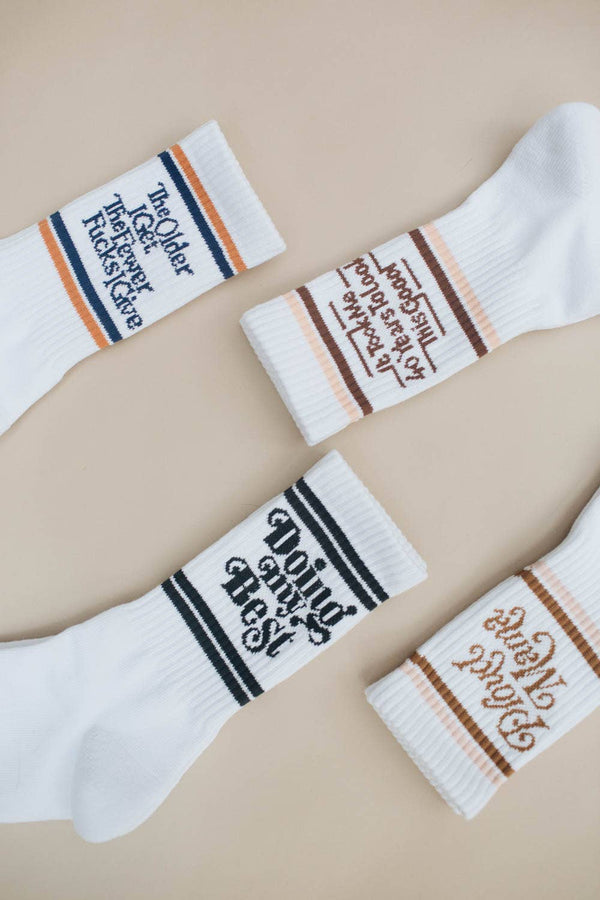The Older I Get Socks