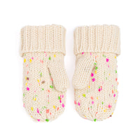 Speckled Knit Mittens