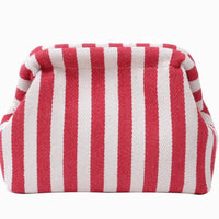 Cute Striped Makeup Pouch