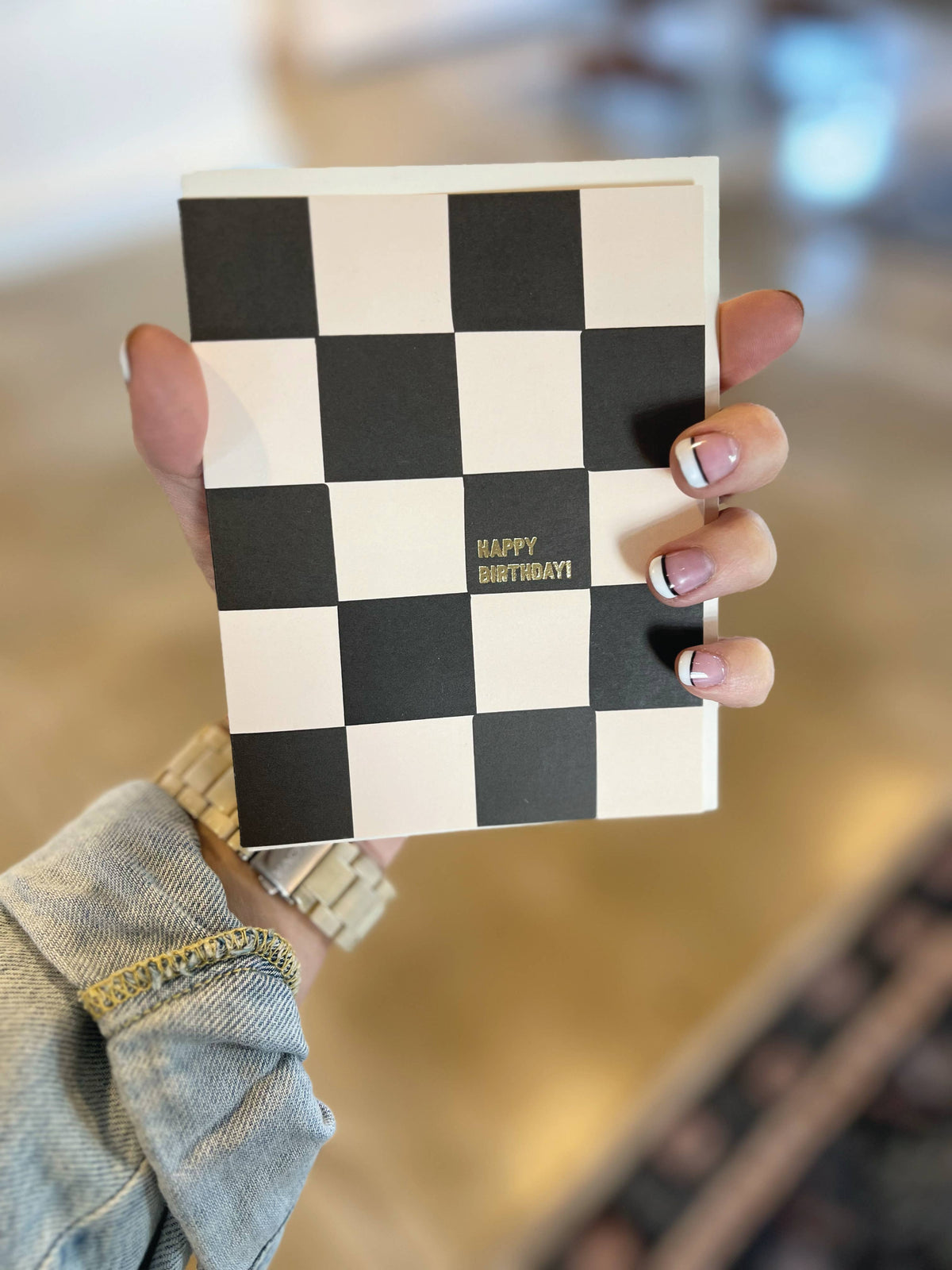 Chessboard Birthday Card