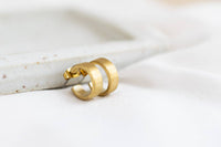 Matte Mini Hoop Earrings