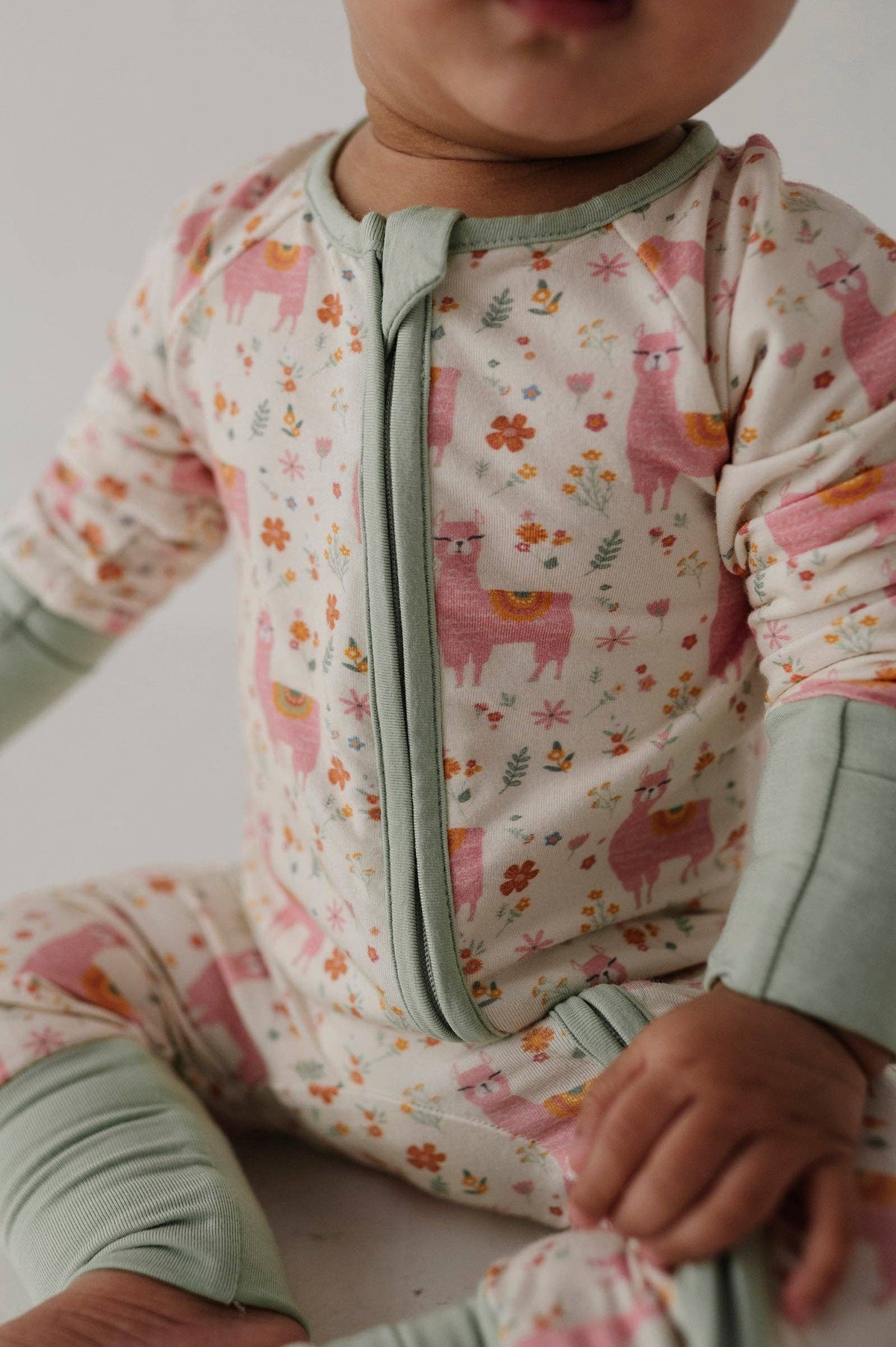 Babysprouts Long Sleeve Zip Romper