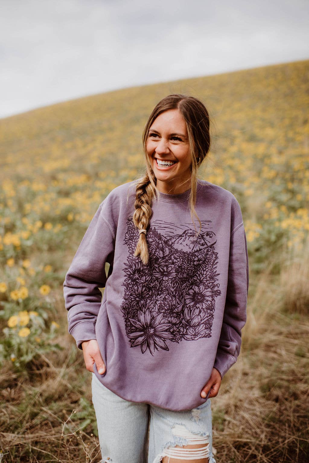 Flower Meadow Unisex Pullover