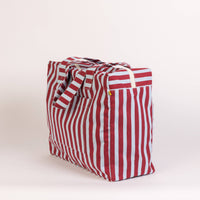 Daytrip Tote - Awning Stripe Chili Pepper