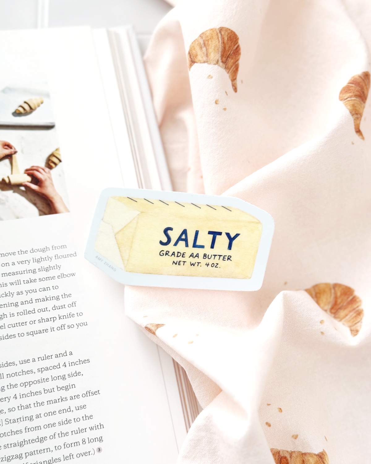 Sassy Salty Butter Stick Sticker