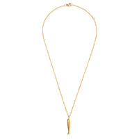 Gold Tinned Fish Necklace