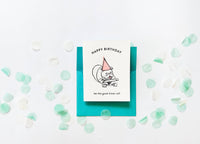 Roller Dog Birthday Card