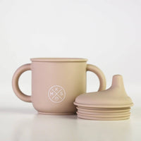 Silicone Sippy Cup with lid and handles