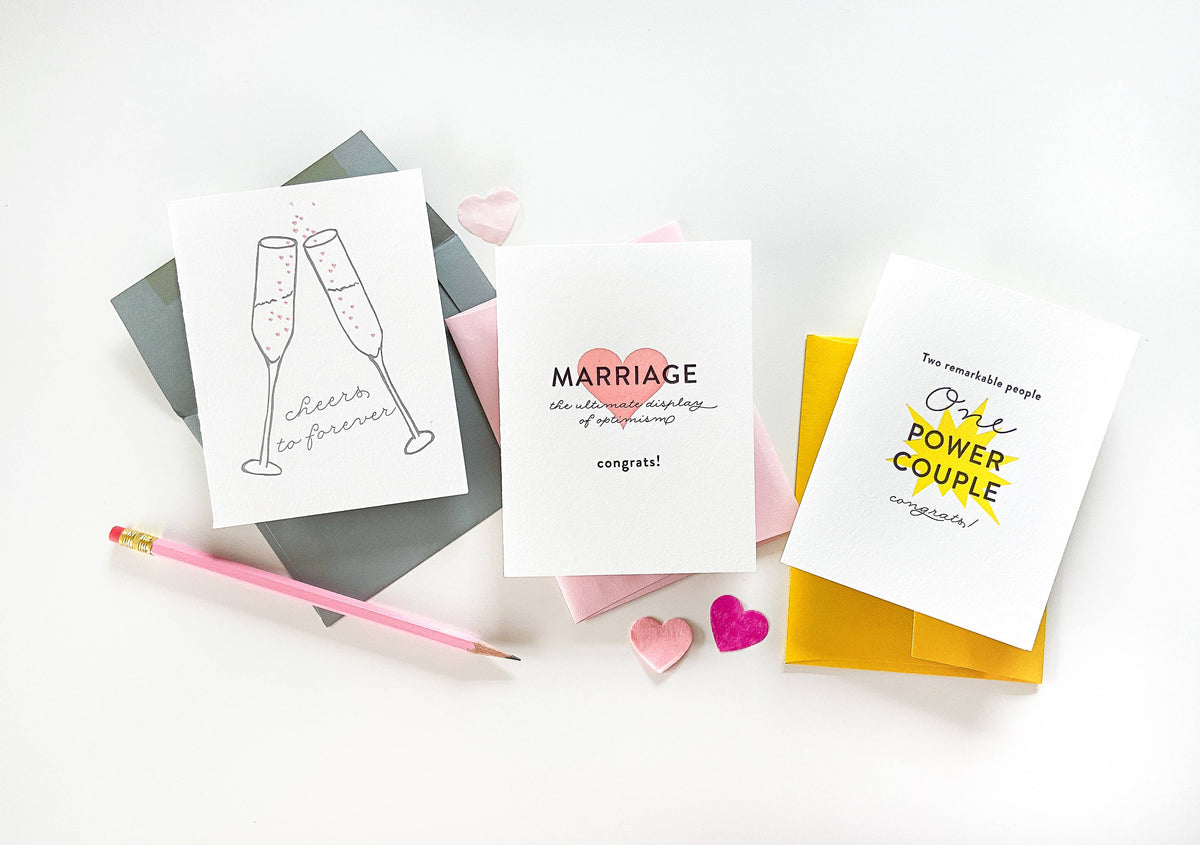 Power Couple Marriage Card